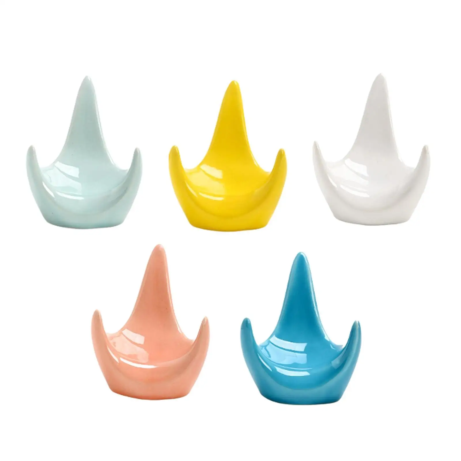 Ceramic Ocarina Stand Multifunctional Ornament Display Holder for 6 Holes 12 Holes Base for Classroom Desk Tabletop Office Decor