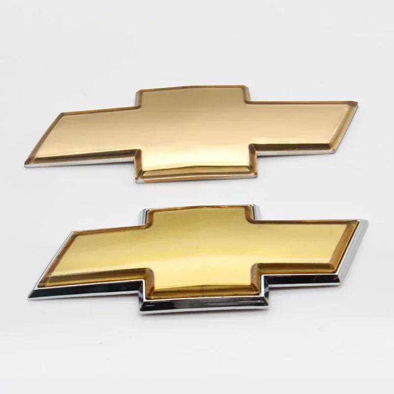 ABS سيارة الجبهة الخلفية شعار ملصق الجذع الأسود شعار لشروليه شارة أبيكا 2003-2011 شرارة أفيو كابتيفا 2008-2010 اكسسوارات