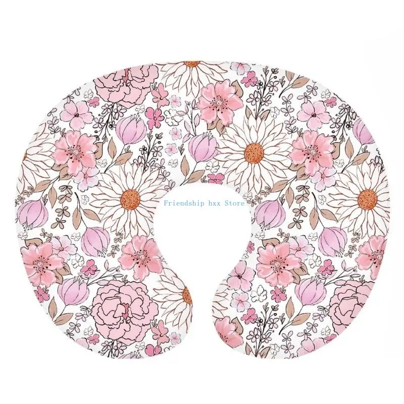 F1CB Baby Pillow Cover Maternity Breastfeeding Pillowcase Nursing Pillow Slipcover