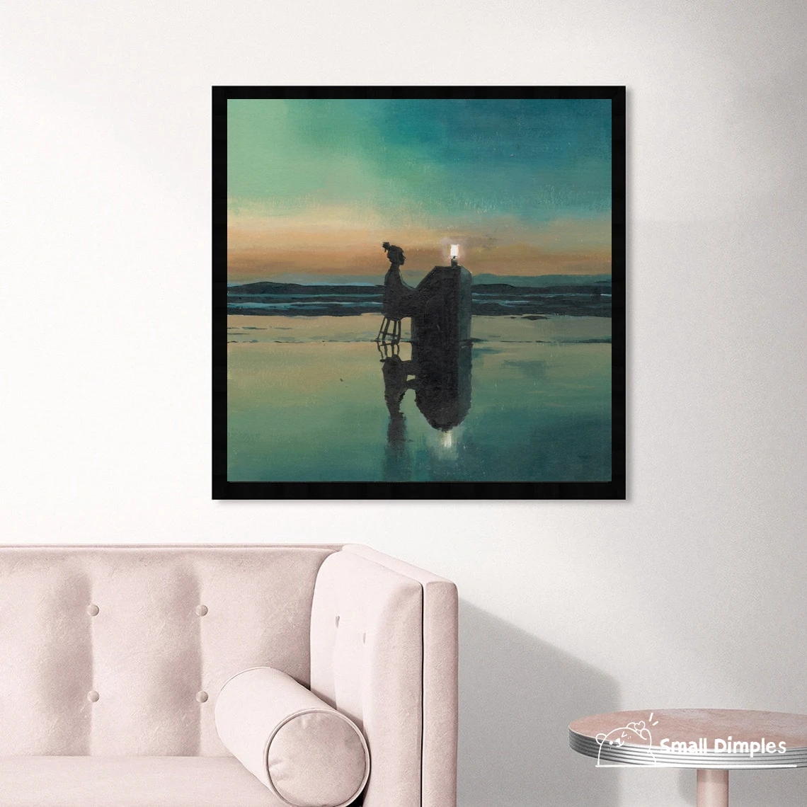 لوحة جدارية FKJ Ylang Ylang EP لألبوم الموسيقى مطبوعة على القماش لتزيين المنزل (بدون إطار)