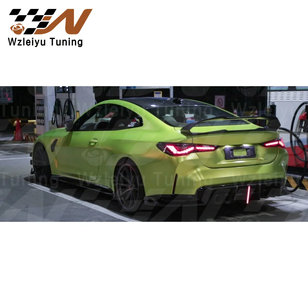 New Style Carbon Fiber Body Kit Fit For BMW G80 G82 M3 M4 Front Bumper Lip Wing Diffuser Canards High Quality Fitment