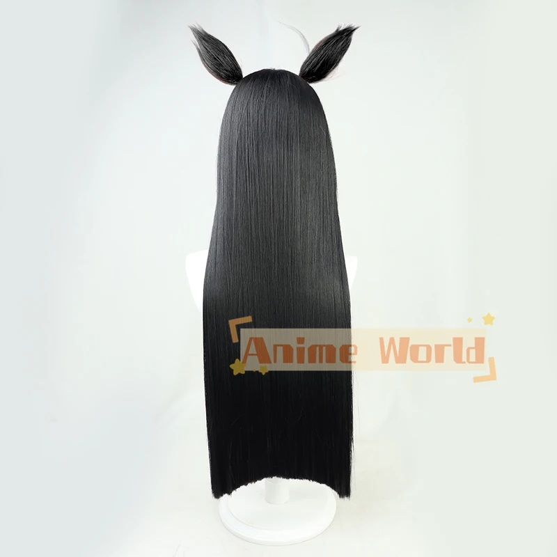 Uma Musume Manhattan Cafe Cosplay Wig Game Uma Musume Pretty Derby Wig Manhattan Cafe Cosplay Long Black Wig Cocos