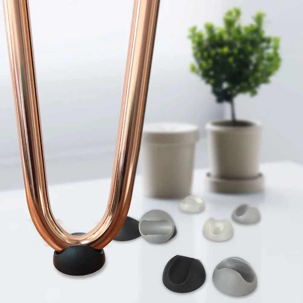 

8pcs Furniture Feet Protectors Anti-Slip Chair Leg Covers Floor Table Foot Pads Rubber Home Office Restaurant Use Non-Slip