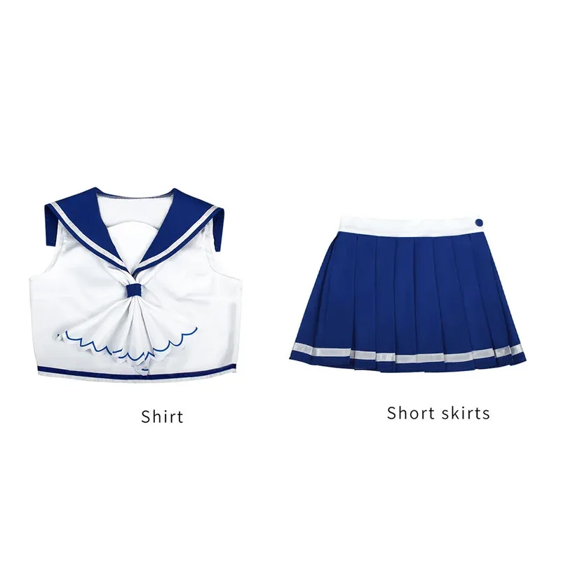 زي Hemixush Anime OSHI NO KO التأثيري Hoshino Rubii زي الحفلات مجموعة كاملة من بدلة JK