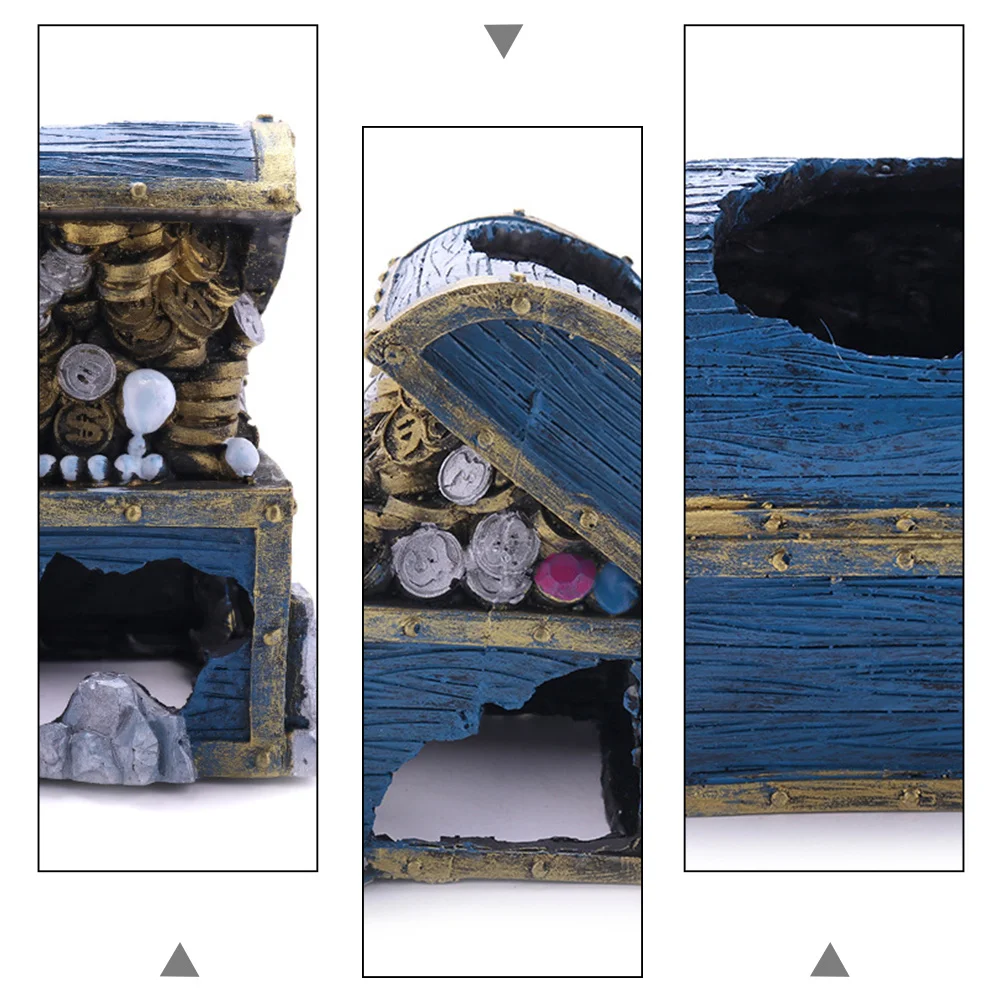 

1Pcs Pirate Ship Shrimp House Fish Tank Decor Aquarium Ornament Resin Craft Landscape Ornament for Fish Tank Resin Craft