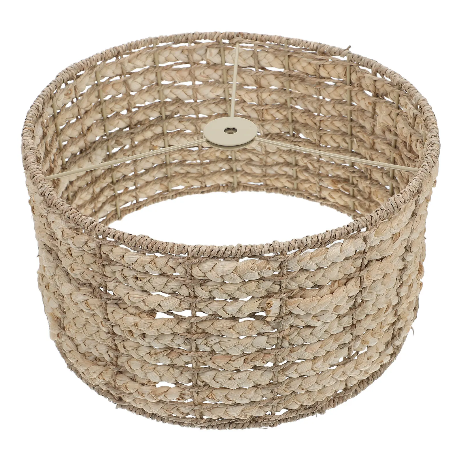 

Handmade Seagrass Lamp Shade Natural Woven Pendant Light Cover for Dining Room Bedroom Porch Decor Rustic Lighting Fixtures