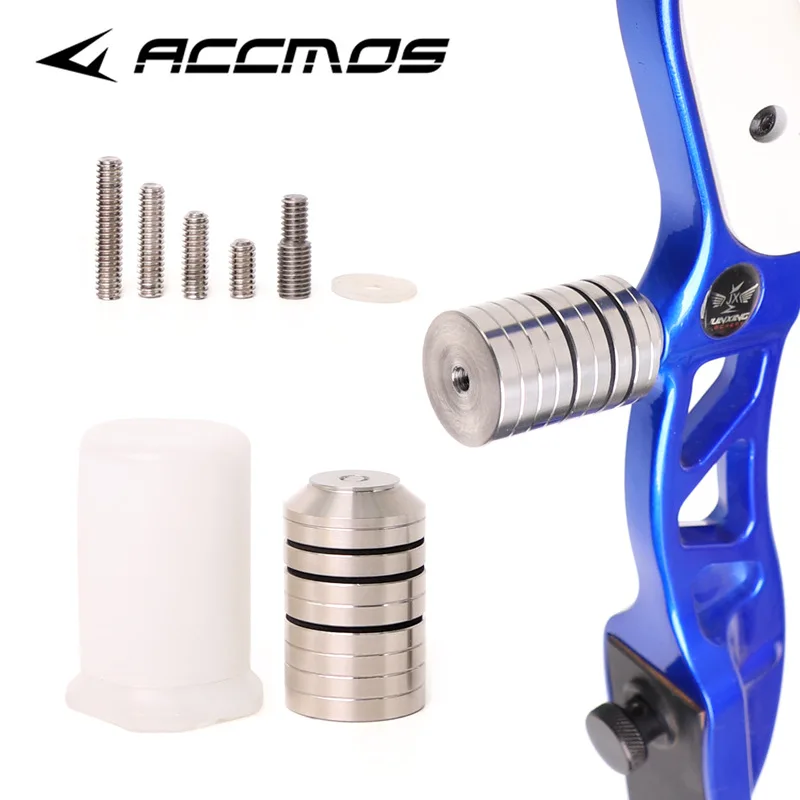 Archery BareBow Weight Counterweight Block Hunting Shooting Recurve/Straight Drawn/Bow Barebow Components Detachable Accessories