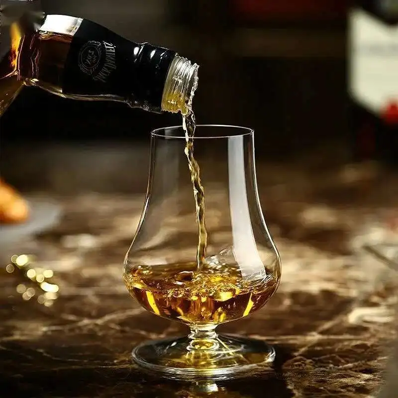 

Italy Brand Bormioli Crystal Whisky Copita Nosing Glass Flame Pattern Cognac Brandy Snifter Malt Whiskey Goblet Liqueur Wine Cup