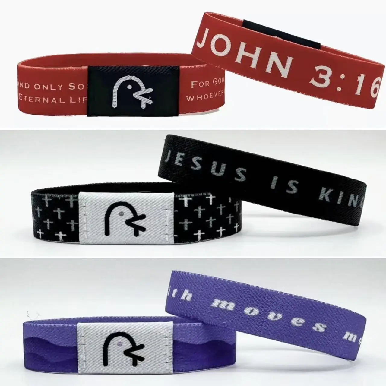 1000pcs 8 color in stock With NFC Music Bracelet Wearable Bible Christian Bracelet Daily Bible Verse Bracelet for man wholsale