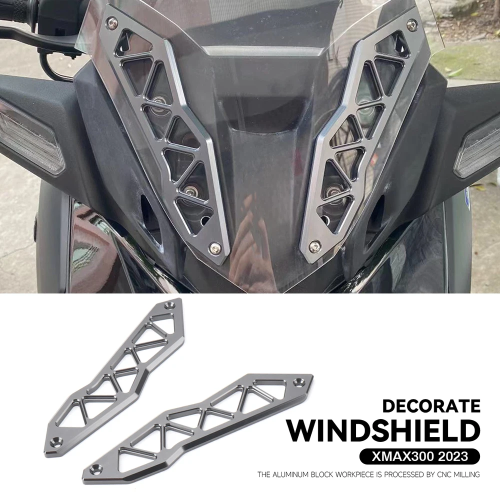 

New Front Windshield Bracket Deflectors Windscreens Bracket Protector Bracket Bar For YAMAHA XMAX300 XMAX 300 X-MAX300 2023-