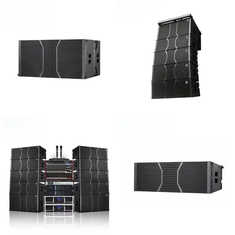 for Line Array Speaker System 2 Way Dual 12 Inch Neodymium Powered Outdoor Stage Performance Sound System Professional Audio