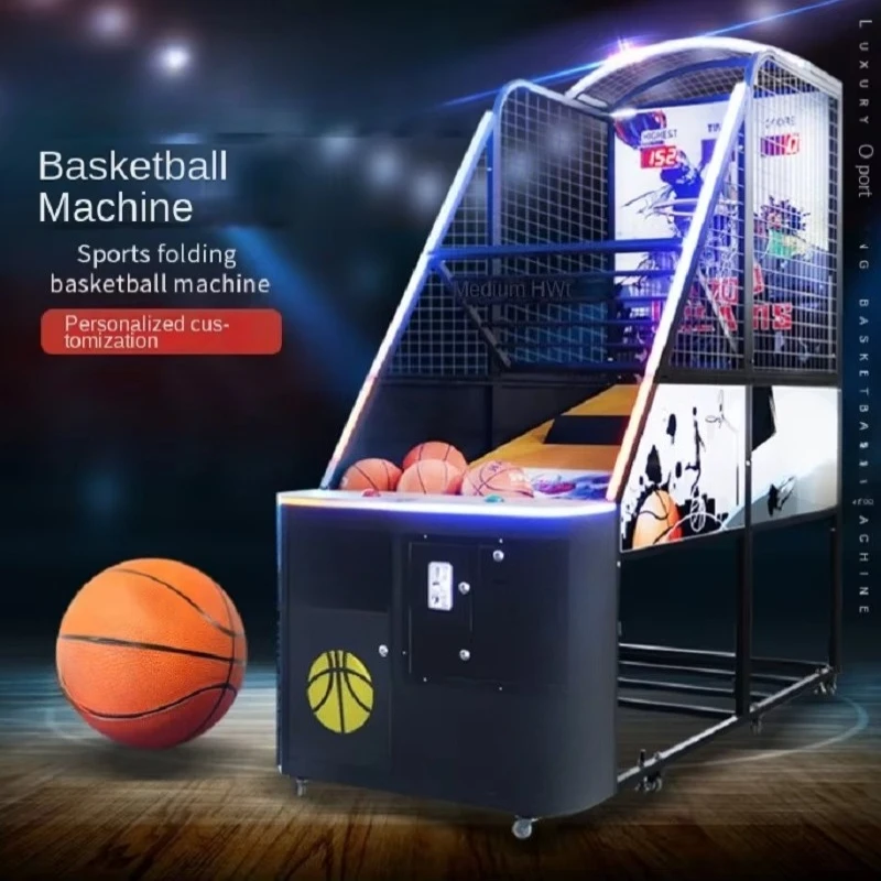 Basketball Arcade Machine Coin Operated Commercial Electronic Sports Shooting Game for Amusement Park