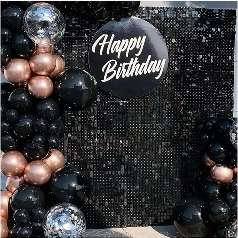 

Shiny Sequins Wall Backdrop Glitter 12/16/18 Panels for Baby Shower Wedding Decor Birthday Party Home Accessories Decoration