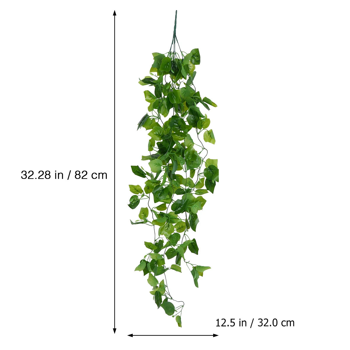 

2 Pcs Artificial Greenery Stems Simulated Wall Hanging Faux Plants Vine Outdoor Decor Artificial Plant Ornament Home