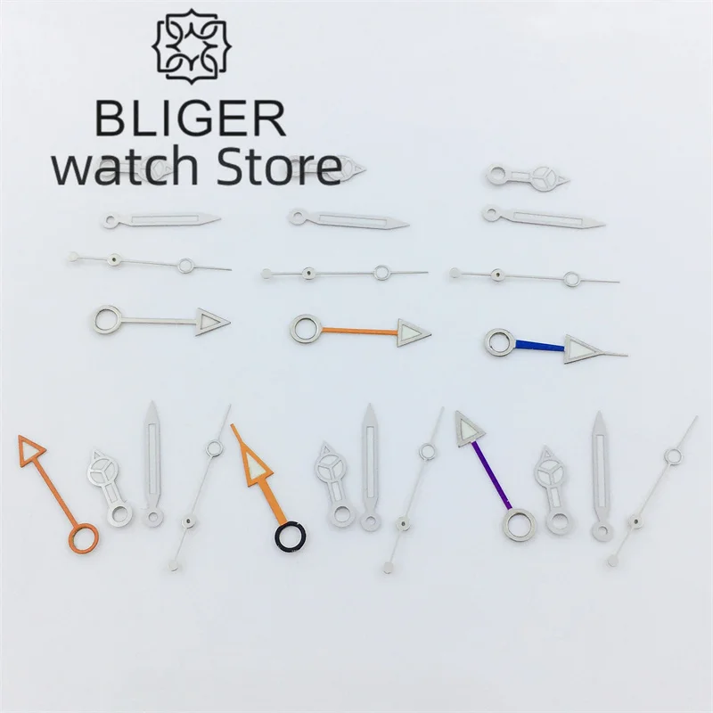 ブラジャー-男性用自動移動時計、発光ハンド、ローズゴールド、オレンジ、青、gmt、nh34a、nh34に適合