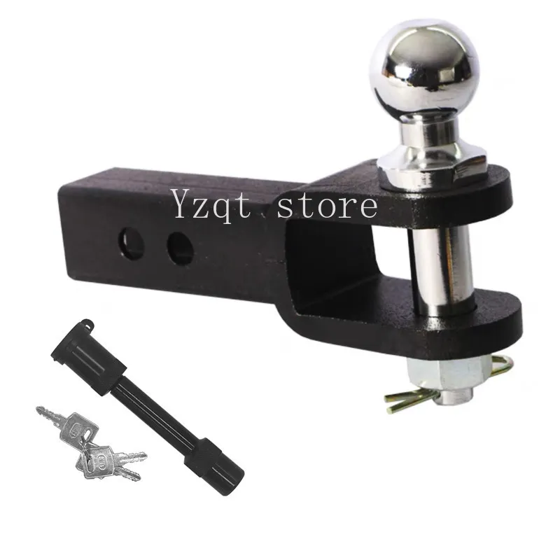 Auto solid trailer arm universal square mouth lifting arm adjustment arm trailer hook 4/6 inch 8 inch RV trailer modification