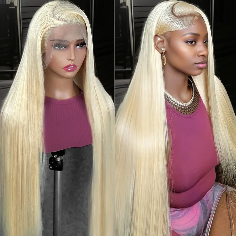 

Transparent 613 Blonde Straight 13x6 Lace Frontal Wigs Brazilian Colored 13x4 Front Wig Full Human Hair For Women choice