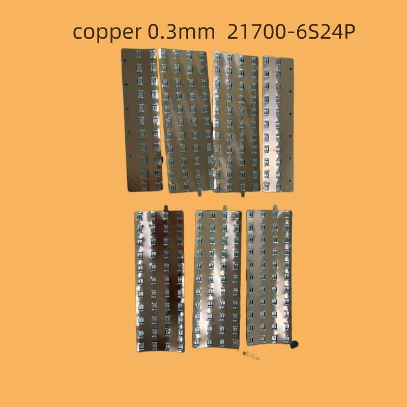 21700-6S22P Nickel-copper Composite Bar Power Battery Combination Using Busbar 0.3mm Copper Alloy Customized According  Drawing