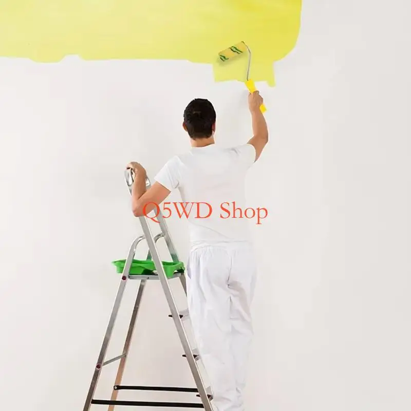 Q5WD Wall Paint Painting Tools 4inch Foams Roller Brushes for Furniture Painting