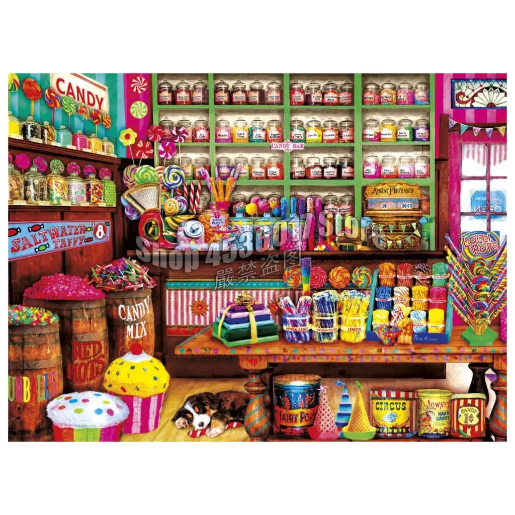 Алмазная 5D картина Candy & Treat для творчества, вышивка крестиком, алмазная вышивка, милый магазин, хобби и ремесла, наборы мозаики, рождественские подарки