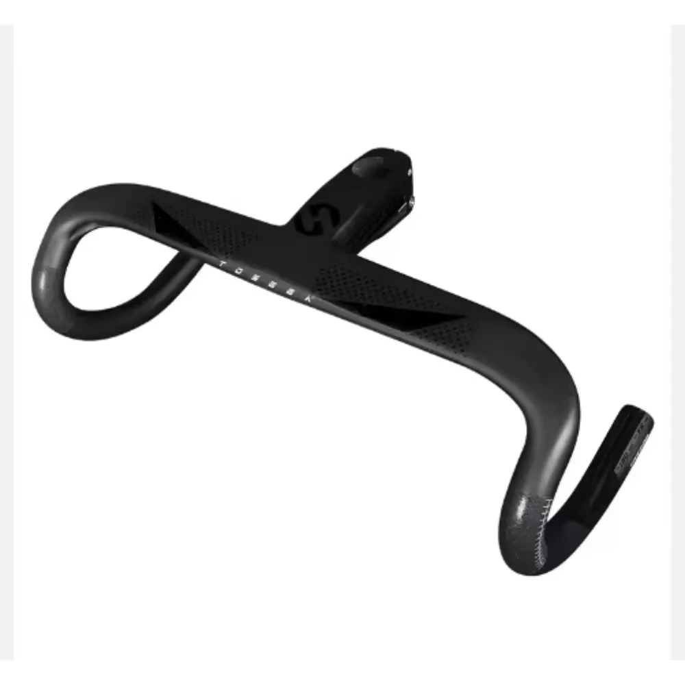 Full Carbon Road Bike Handlebar Integrated Bicycle Handlebar Bent Bar Drop Bar Including Computer Mount