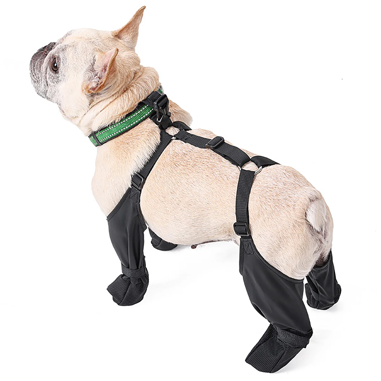 

Adjustable Protective All-Weather Dog Pants Dog Paw Protector with Auxiliary Strap Protects From Winter Cold for Dogs