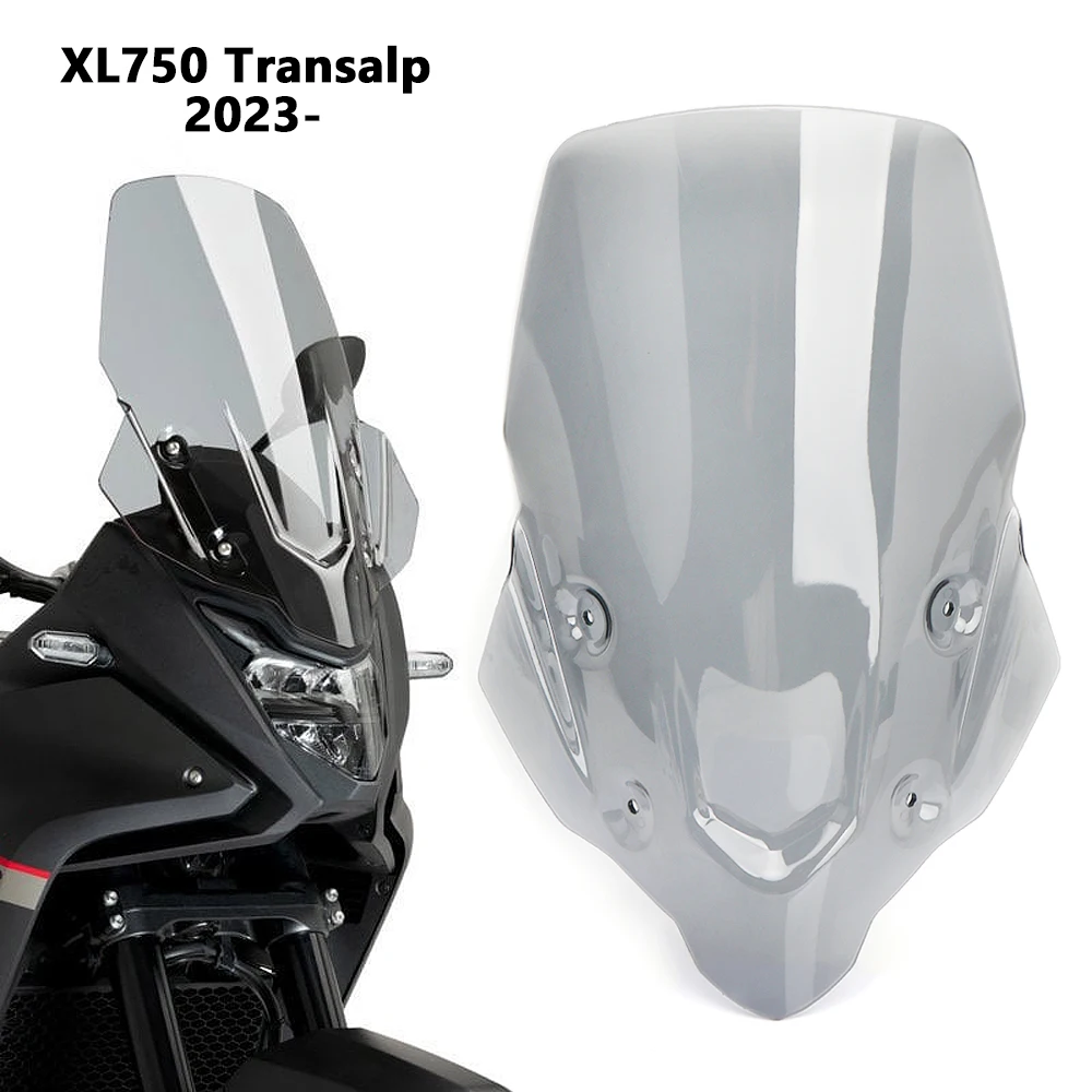 

Motorcycle Windshield Windscreen Front Acrylic Wind Shield Screen Deflectors For Honda XL750 TRANSALP XL 750 Transalp 2023 2024