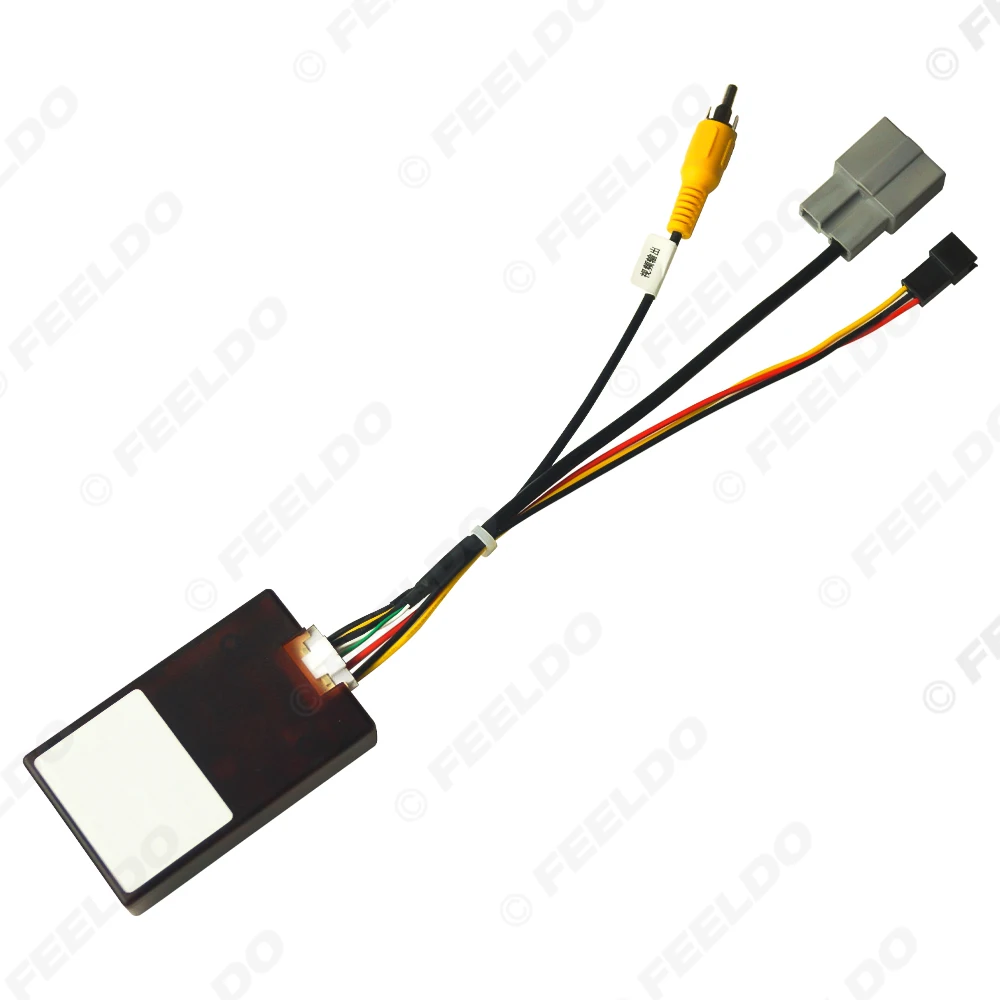 FEELDO Car 360 Panoramic Original Camera LVDS To CVBS Decoder Box For Toyota Alphard/Vellfire (AH30;2015-2023)