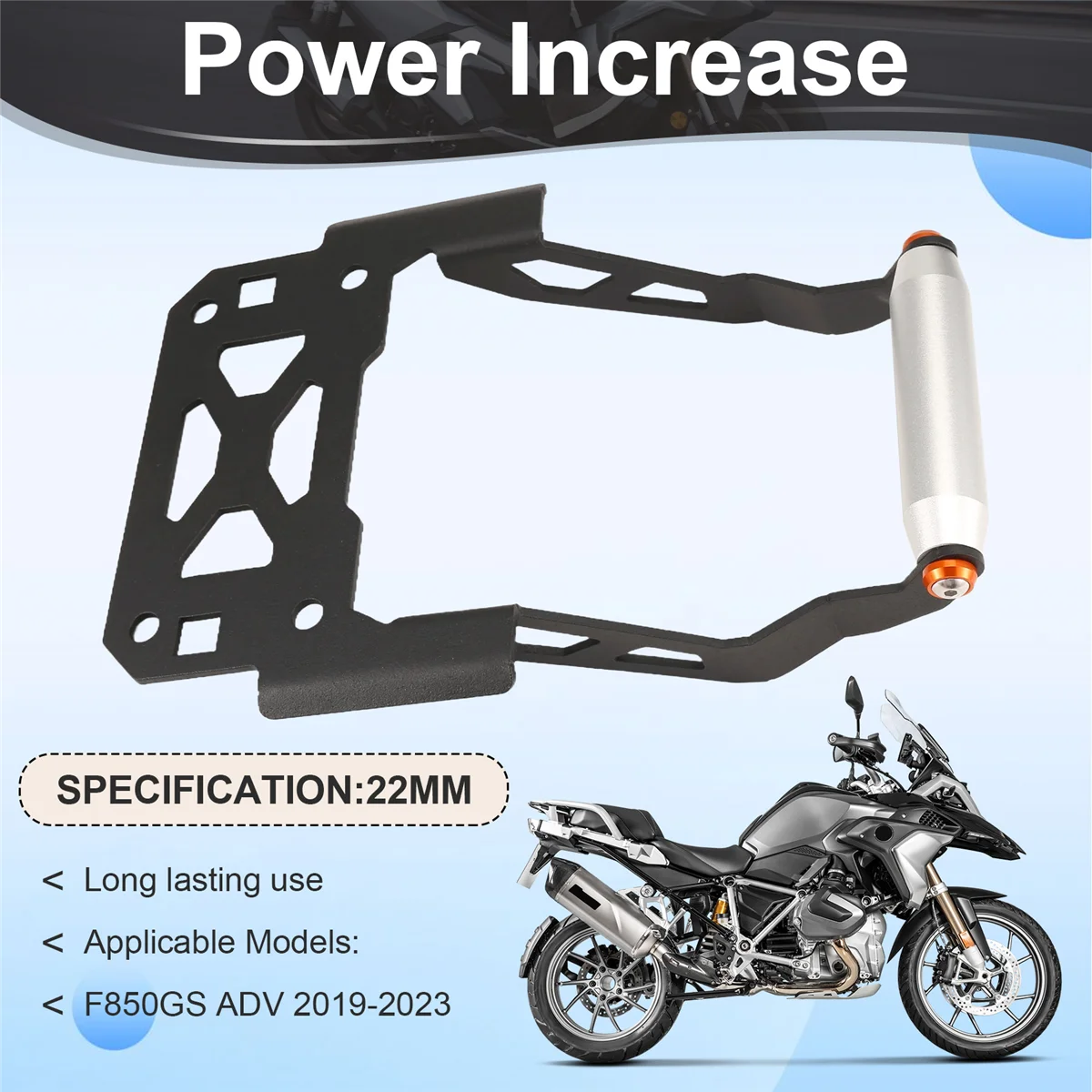

High-Quality Motorcycle Windshield Stand Holder for F850GS F850 ADV 22MM