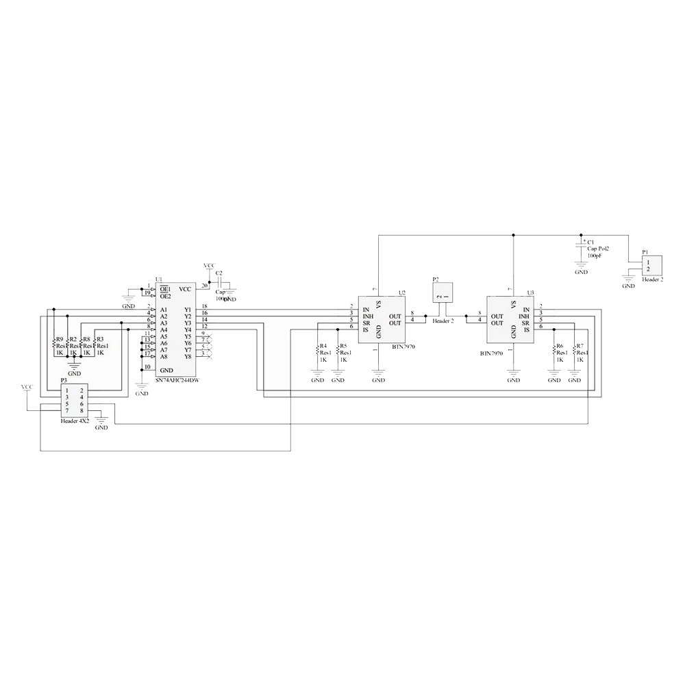 ABWZ-2X BTS7960 43A High Power Motor Driver Module/Smart Car Driver Module For Arduino Current Limit