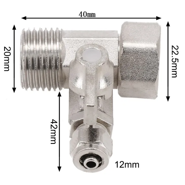 Adattatore per acqua di alimentazione RO da 1/2