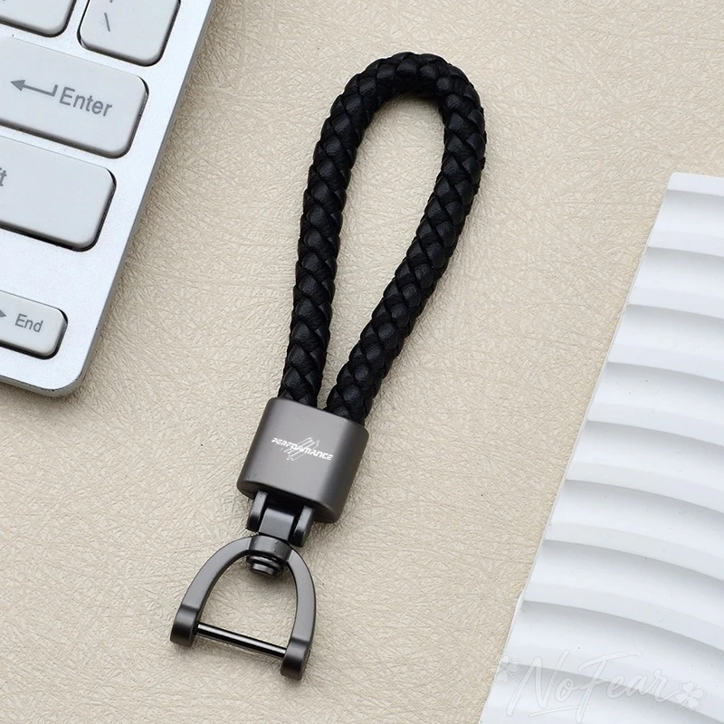 

For BMW Performance X1 X3 X4 X5 E46 E90 F20 E60 E39 M1 M2 M3 M5 M6 Metal/Braided Rope Badge Emblem Key Rings Keychain Accessory