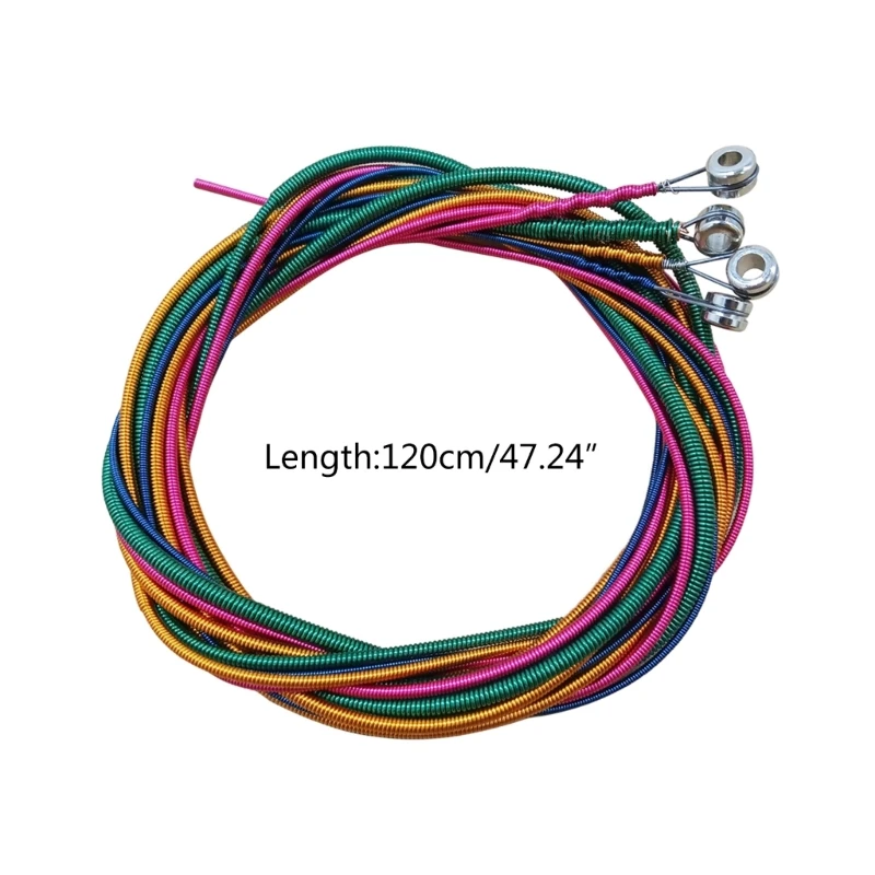 0.44mm-1.00mm Copper Alloy  4 String Electric Bass String Instrument DIY Repair Bass Parts Colorful Bass Strings