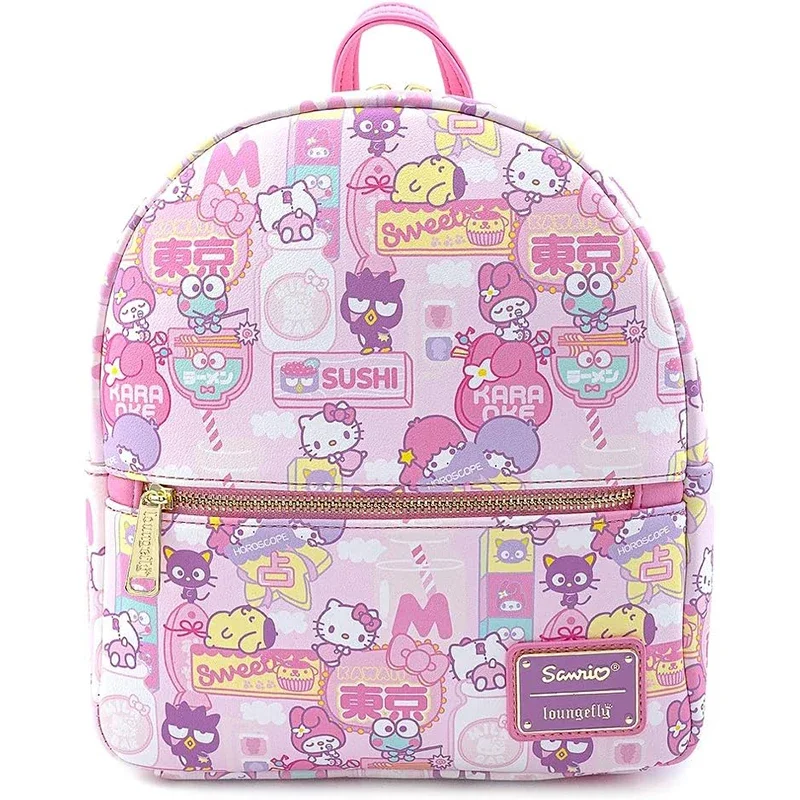 Loungefly Hello Kitty Kawaii Convertible Double Strap Shoulder Bag Handbag Purse