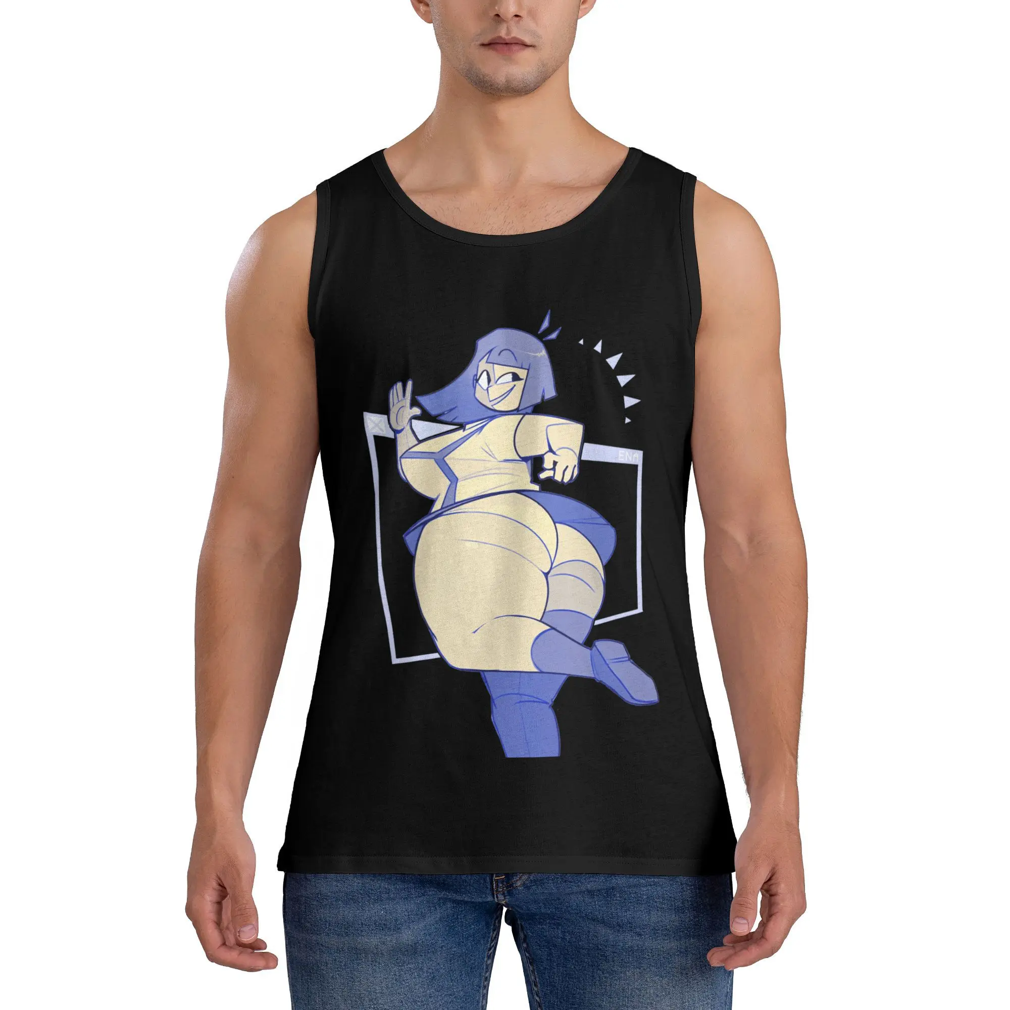

Dream BBQ Fat ENA Daily Tank Top Bodybuilding Tops Mens Design Trendy Sleeveless Vests Large Size 2XL 3XL