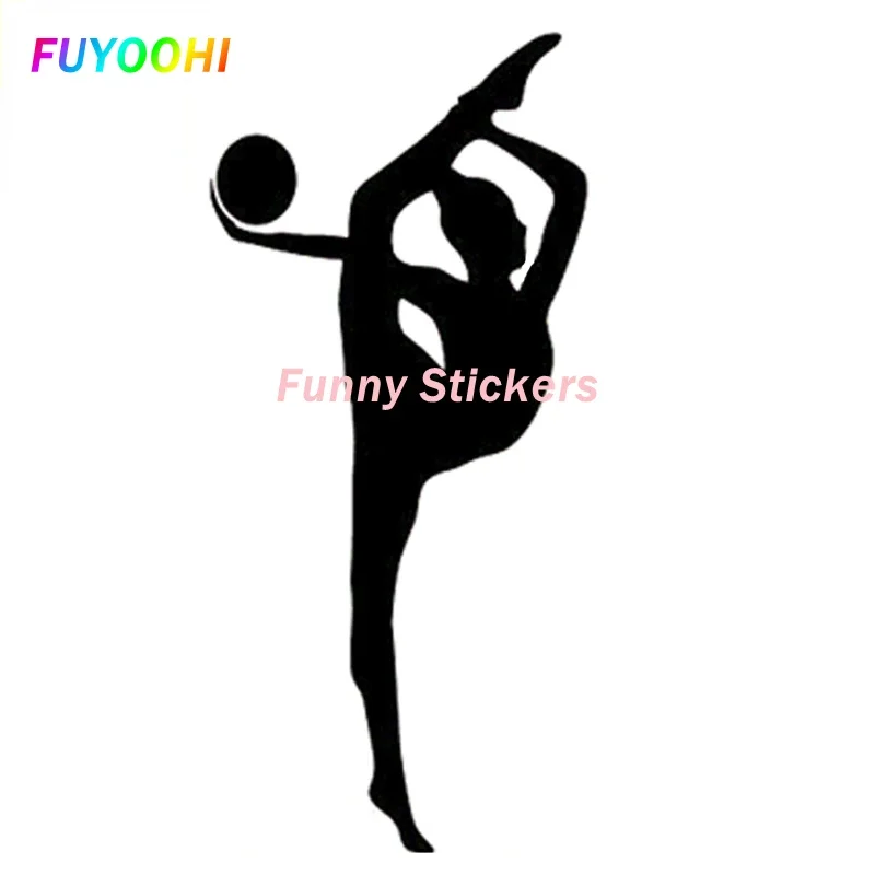 

FUYOOHI Play Stickers Personality Creative Car Sticker Fashion Gymnastics Sport Vinyl Silhouette Accessories PVC Decal