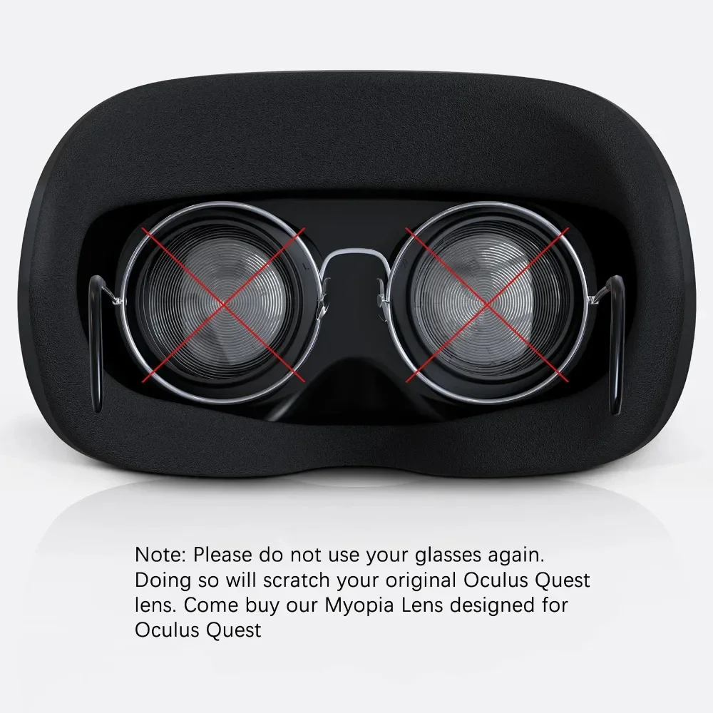 Per Oculus Quest 2/Meta Quest 3S Lente Miopia Occhiali Magnetici Anti Blu Occhiali Telaio Sostituzione Rapida VR Lenti Da Vista