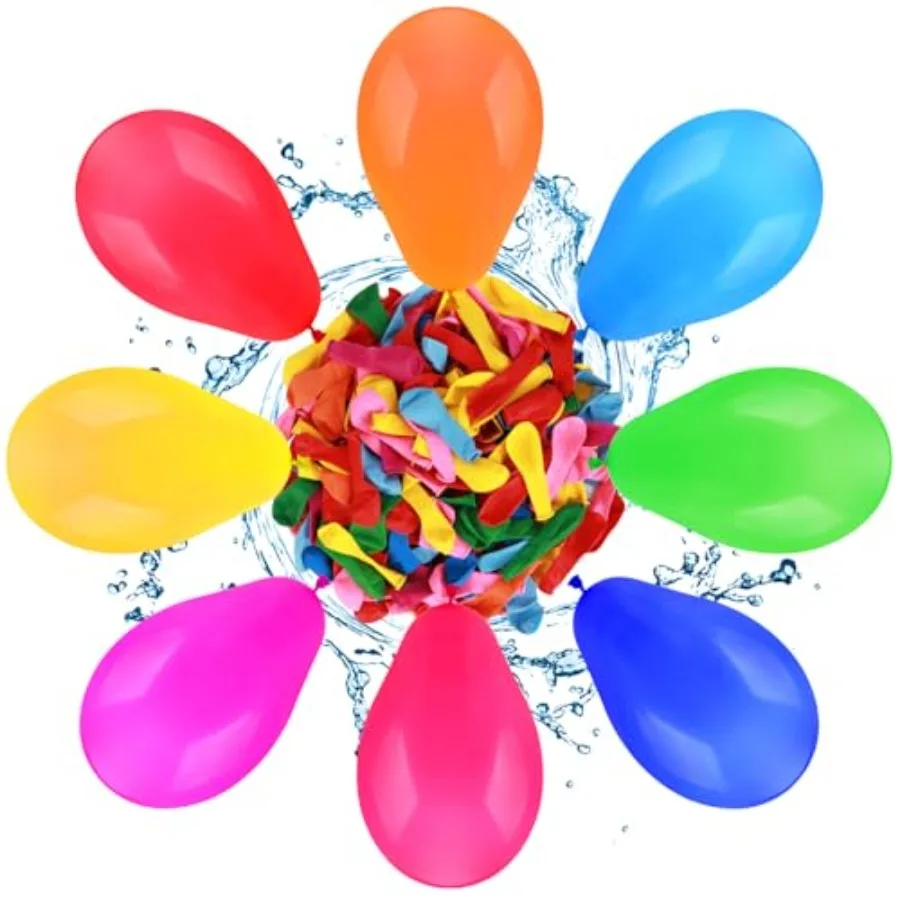 500PCS Water Balloons Bulk without Refill Kits Small Water Balloons for Summer Splash Fun Party Air Balloons for Wedding Birthd