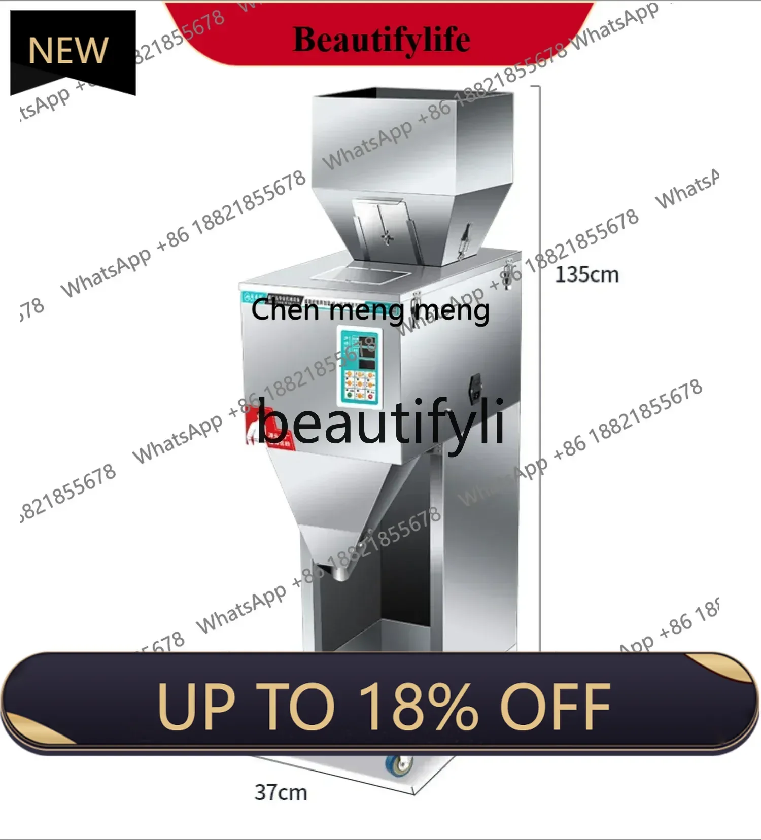 

Y Automatic large-capacity packing machine Quantitative granular powder Tea and grain filling machine