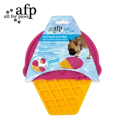 All For Paws Dog Feeding Mat Silicone Slow Feeder Ice Cream Lick Mat Dog Accessories Pet Anxiety Relief Products