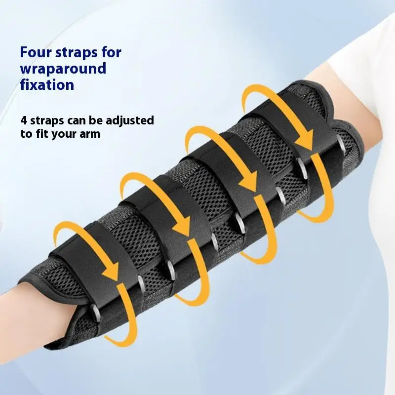 Adjustable Elbow Support Nighttime Elbow Brace Splint Immobilizer Stabilizer For Ulnar Nerve Entrapment &Cubital Tunnel Syndrome