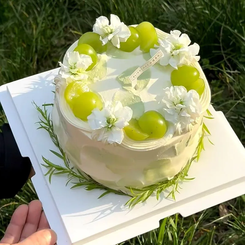 Simulated Fruit Cake Model Fake Birthday Cake Sample Store Window Display Decoration Birthday Party Ornaments Photography Props