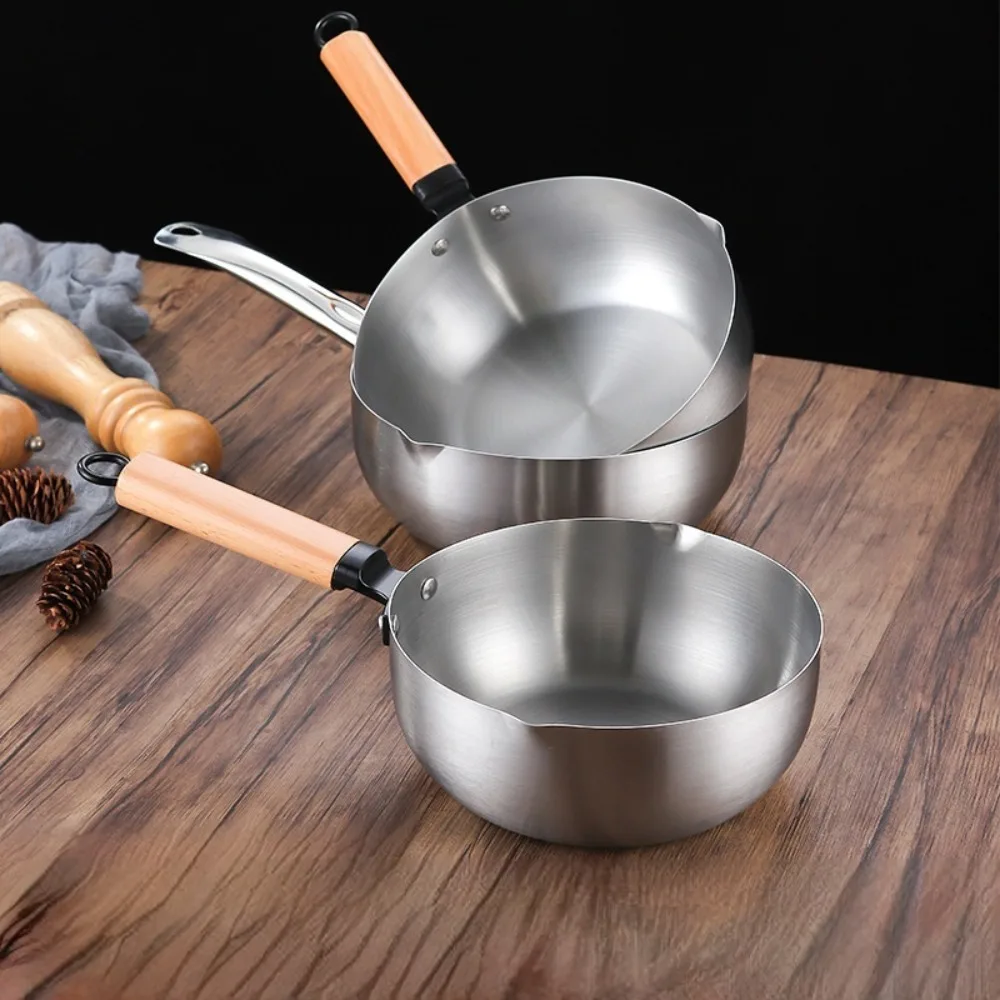 

Uncoated stainless steel pans, non-stick pans, milk cooking pots, frying pans, household kitchenware