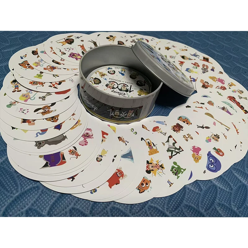 ألعاب لوح بطاقات ديزني 100 عام من ألعاب صندوق حديد عائلي مضحك للعطلات والتخييم والرياضة والأصدقاء هدايا عيد الميلاد والهالوين #3