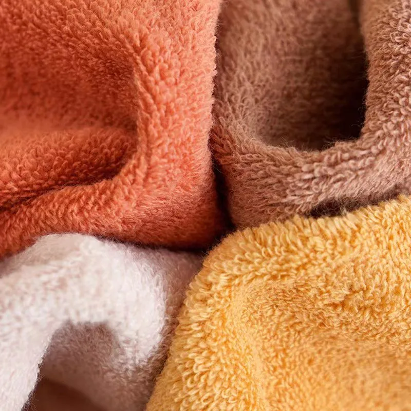 1Pc 25x50cm Solid Color Cotton Cartoon Chinese Style Dragon Embroidered Absorbent Soft Children Hand Towel