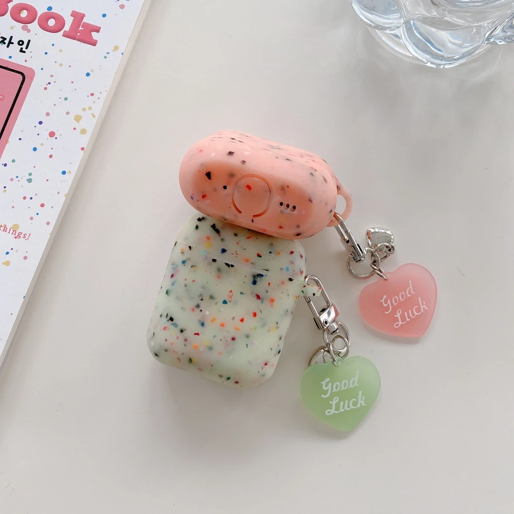 Leuchtende Silikon-Kopfhörerhülle für Apple AirPods 4 3 2 1, fluoreszierend, für AirPods Pro 2, kabelloses Headset, weiche Schutzhülle – Detail 5