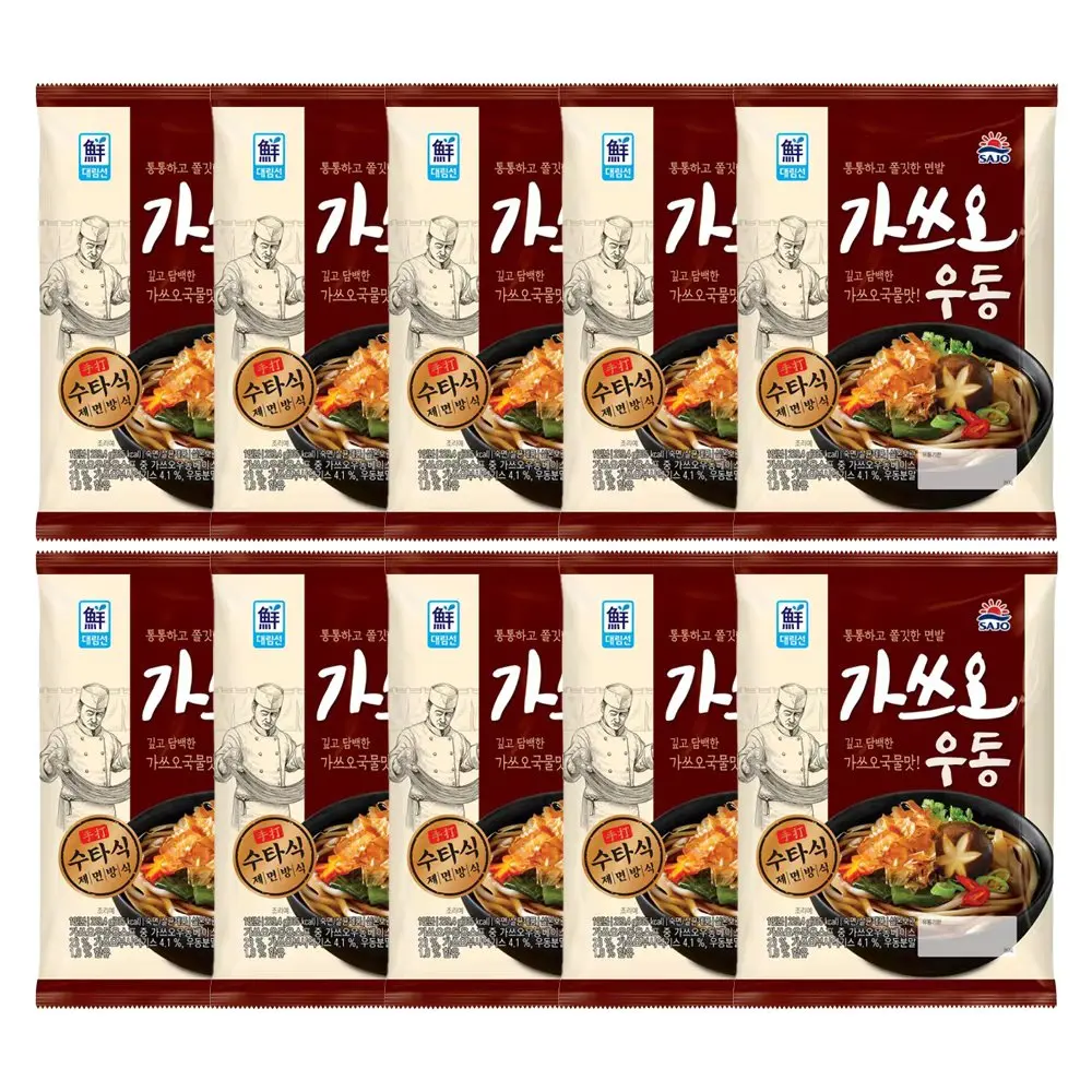[Sajo Official Shop] Katsuo Udon 229,4G * 10 piezas