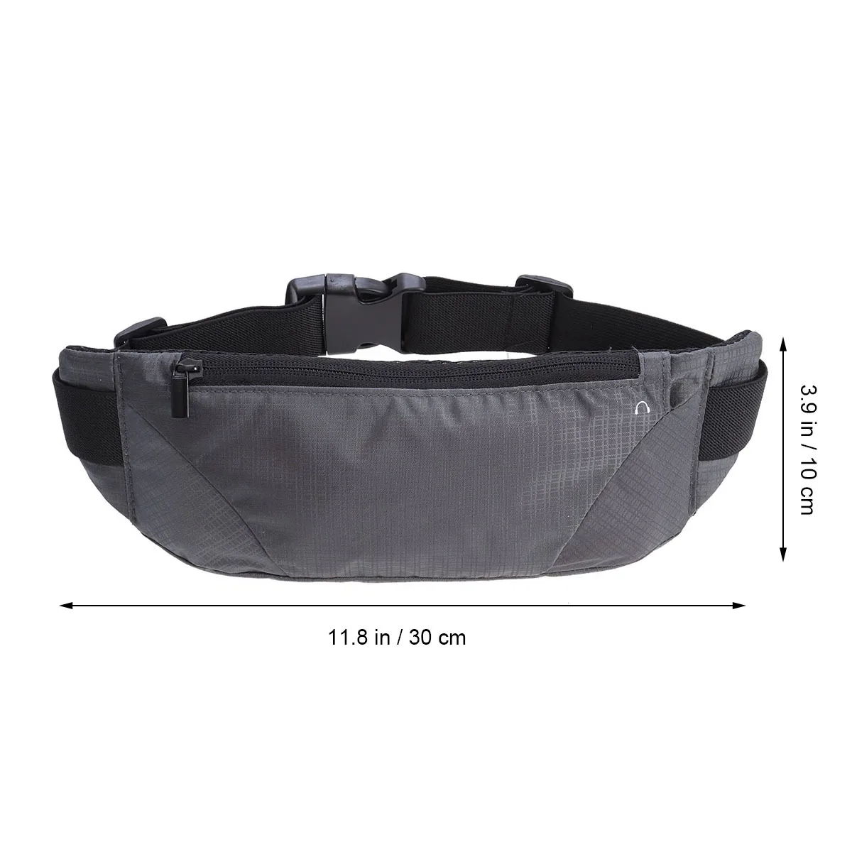 حقيبة خصر للجري خفيفة الوزن باللون الرمادي ذات سعة عالية في الهواء الطلق للرجال والنساء مقاومة للماء ومتينة للاستخدام بدون استخدام اليدين #3