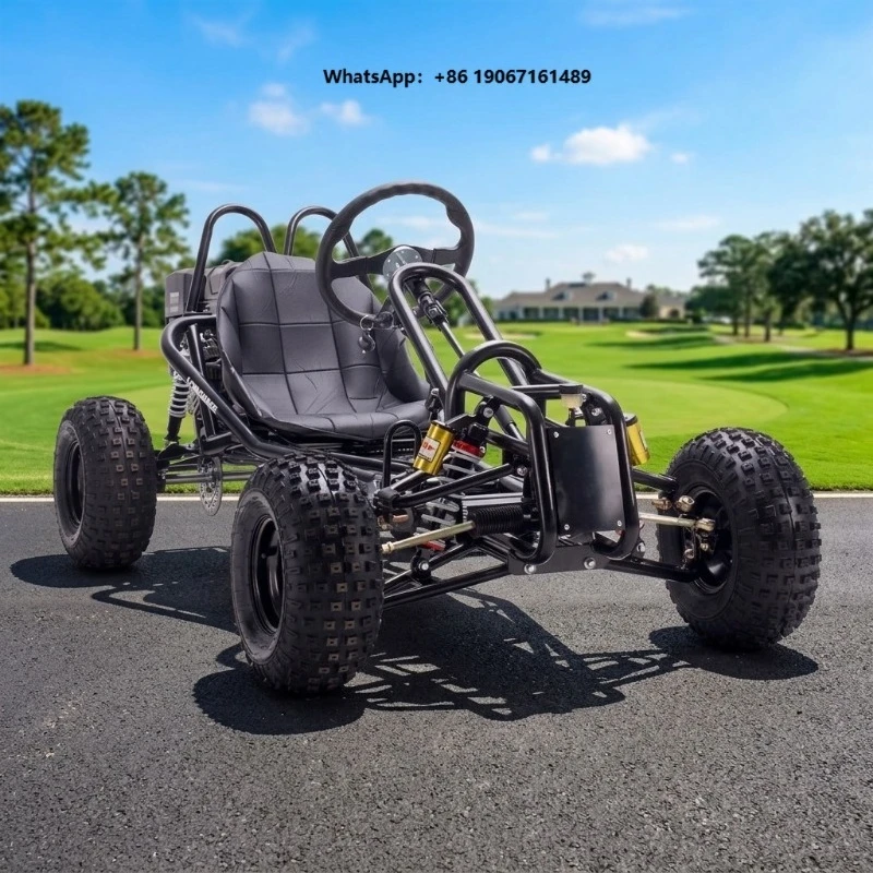 High Carbon Steel 420CC Four Stroke 70KM/H Hydraulic Disc Brake Shaft Gas Motor Racing Kart Accessories 8inch