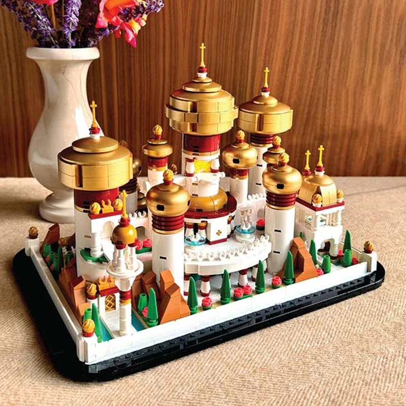 Exquisito nuevo producto, modelo de bloques de construcción MOC, lámpara divina, mini tecnología de palacio Agraba, juguete modular para niños, conjunto de montaje DIY